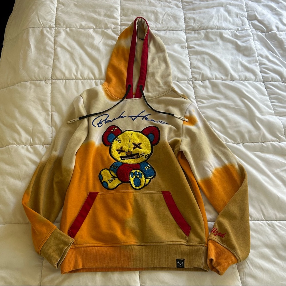Civilized Colorful Bear Graphic Hoodie